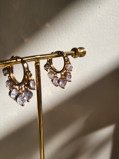 Valencia Prism Hoop Earrings || DV169