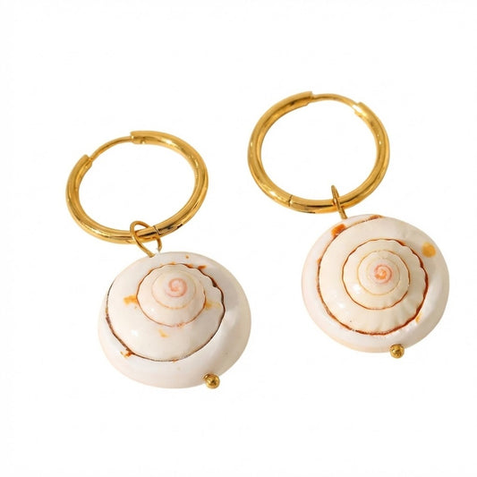 Ocean Spiral Hoops || DV103