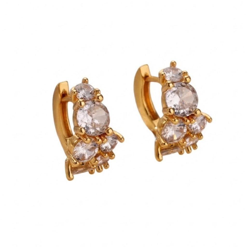 Aurora Diamond Hoops || DV98