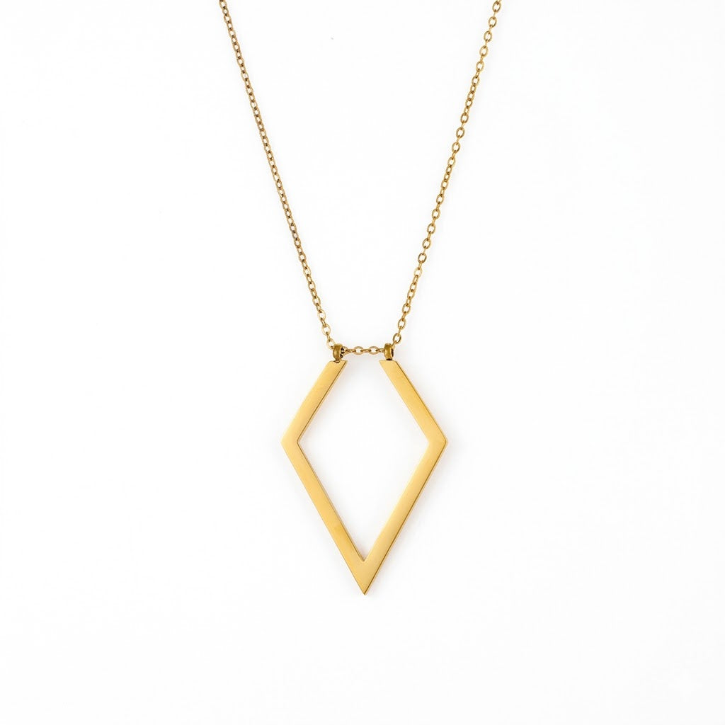 Halo Ring Holder Necklace || DV355